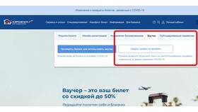 Как получить ваучер за билет Аэрофлота в Эконика