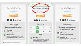Сколько стоит тариф «Мега» от МегаФона в Эконика