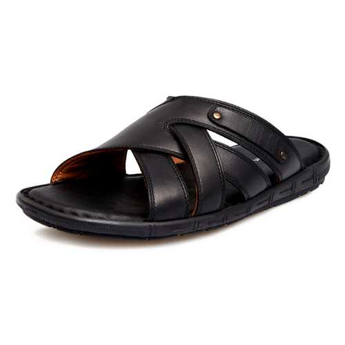 Шлепанцы мужские Pierre Cardin 710017663 черные 44 RU в Эконика