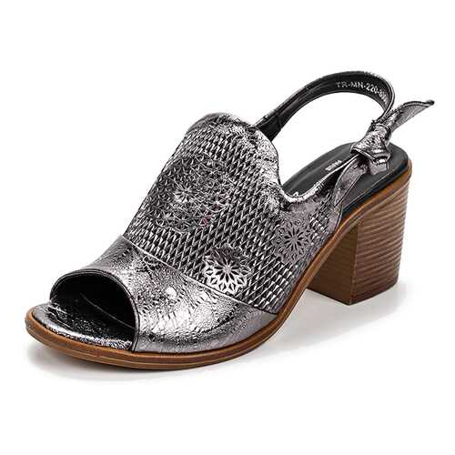 Босоножки женские Pierre Cardin 01806C30 серебристые 40 RU в Эконика