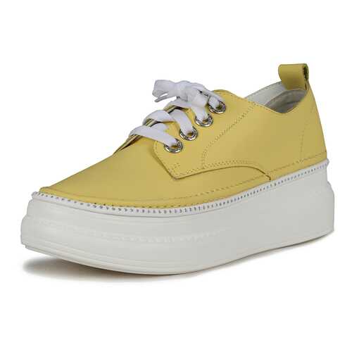 Кеды женские Alessio Nesca K0611LC-1C желтые 35 RU в Эконика
