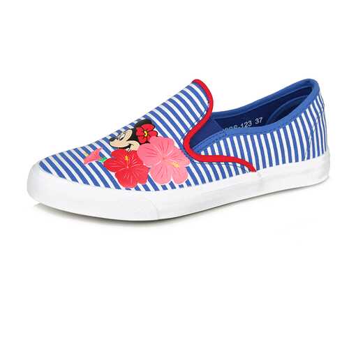 Слипоны женские Minnie Mouse ZY20SS-123 белые/синие 38 RU в Эконика